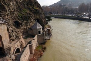 Der Fluss durch Tiflis