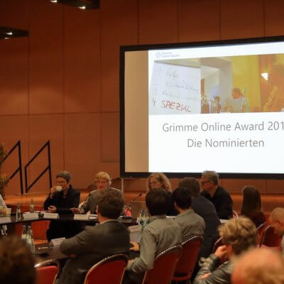 Vorstellung der Nominierten für den Grimme Online Award 2019. Foto: Stephan Bleek