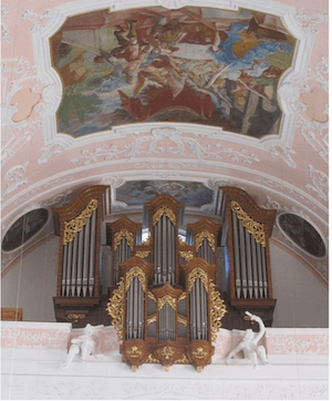 Orgel der Schutzengelkirche in Eichstätt