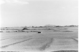Reifen in Wüste. Foto: Katrin Hupe