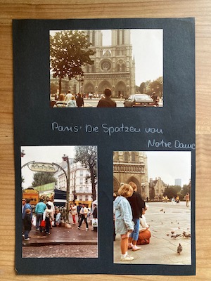 Erinnerungsfotos vom Ausflug nach Paris. Foto: Ulrike Ziegler
